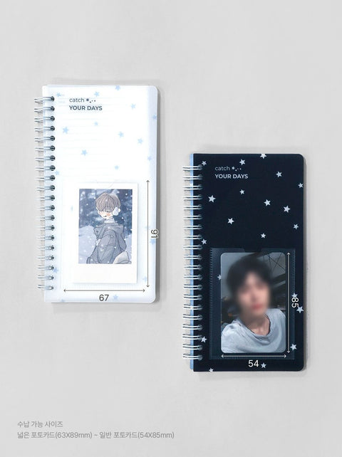 Catch Your Days Pocket Ticket Notebook ver.2 [6types] | Archiving Notebook | Storage