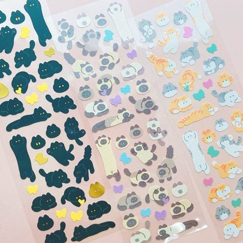 Twinkle Deco Sticker [Siamese Cat]
