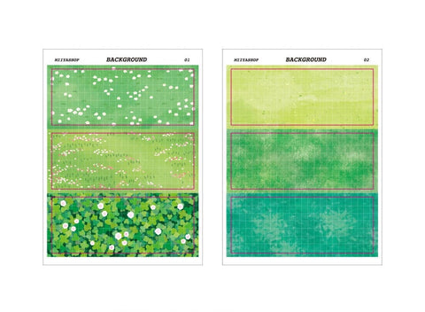 Field Sticker Set | 10sheets