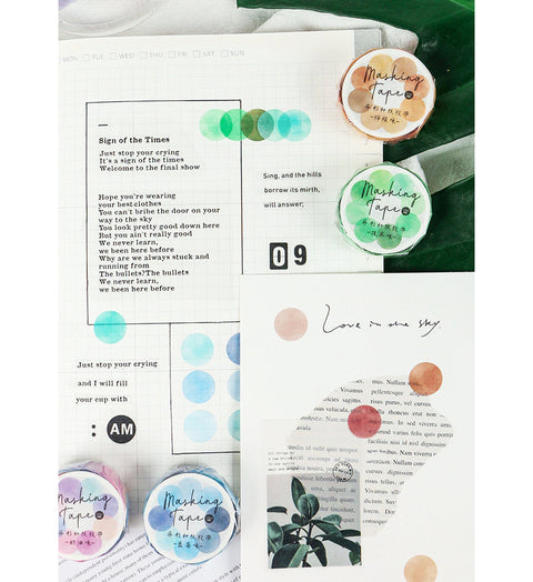 Watercolor Masking Tape [Green]