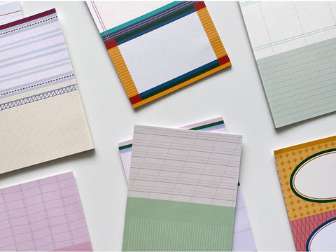 Half and Half Memo Pad Set