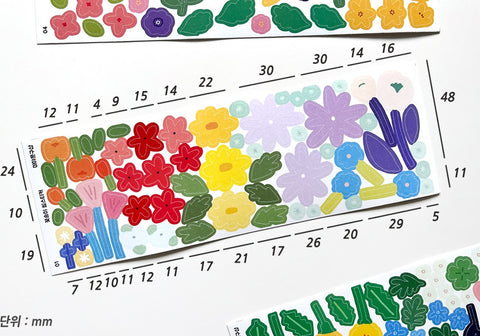 Flower Seal Sticker Set