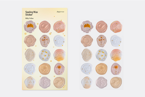 Sealing Wax Sticker [Milky Yellow]