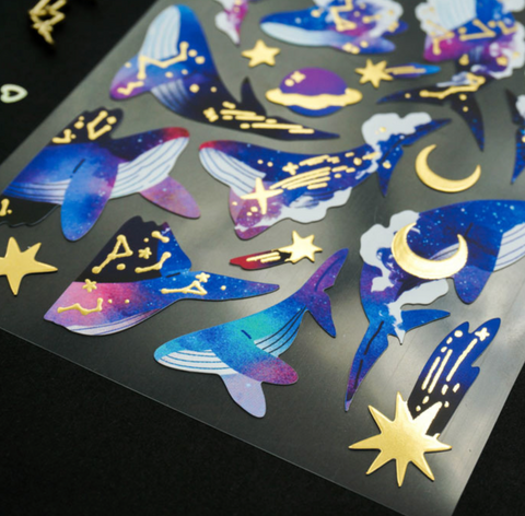 The Guardian Whale of the Universe Seal Sticker