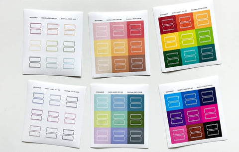 Index Label Sticker Pack | 12sheets