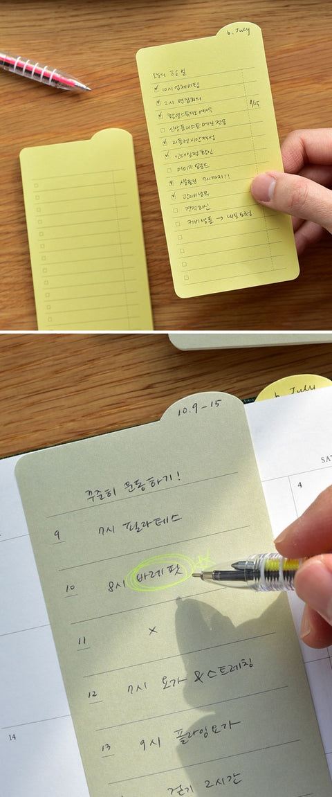 Round Index Sticky Notes [8types] | Lineup Sticky Memo