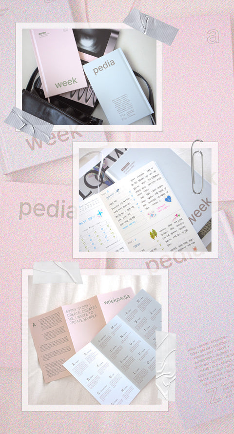 Weekpedia Weekly Planner for 6 months [2colors]