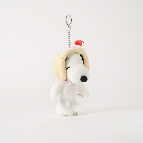Peanuts Snoopy Vanilla Ice Cream Key Ring 16cm