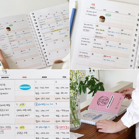 Worker's Planner _ 6 months [2colors]