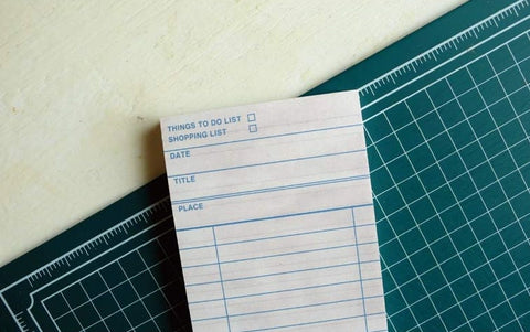 To Do List Memo Pad [Red] | Checklist Notepad