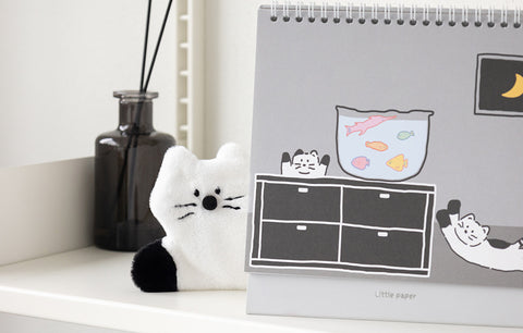 Little Paper Kitty Pencil Case [2colors]