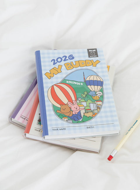 2026 My Buddy Weekly Planner [3colors] | 2026 Weekly Diary