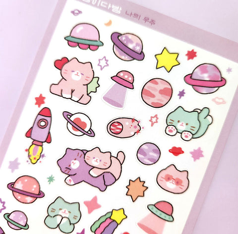 My Space Seal Sticker | Kitty