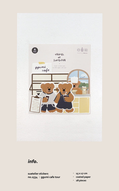 Planner Seal Stickers [1534 ggumi cafe tour]