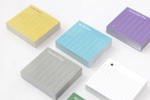 Index Sticky Notes [10types]