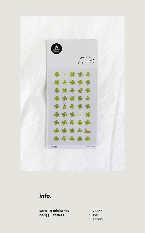 Planner Sticker [133 deco.22] | fourleaf clover