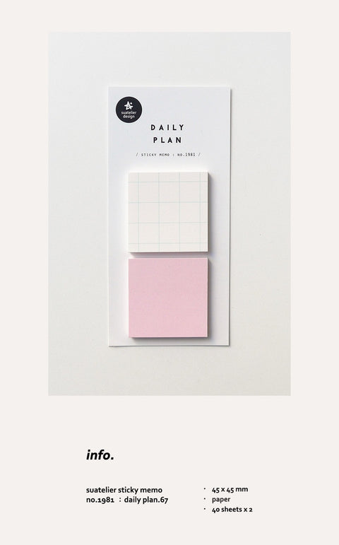 1981 daily plan.67 Sticky Note