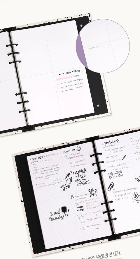 A5 6 Ring Jumbo Refill [Quarter] | A5 Inserts