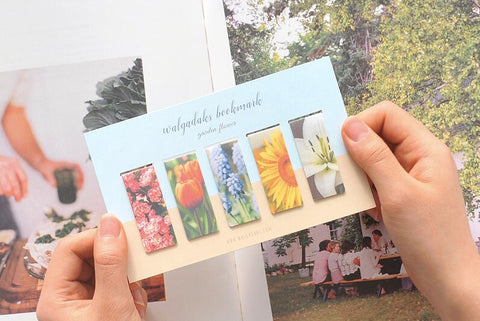 Magnetic Bookmarks 5P _ Garden Flower