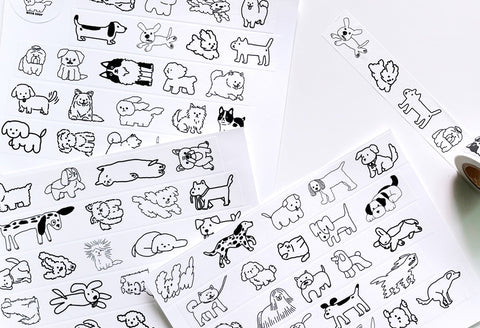 Masking Tape 10mm [Dog]