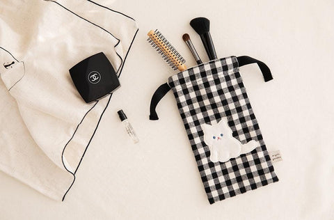 Piyo Check Pencil Pouch [4colors]