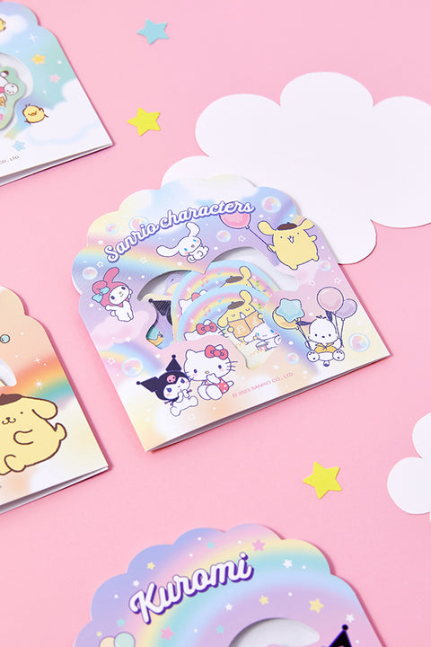 Sanrio Rainbow Glitter Sticker Pack [7types]