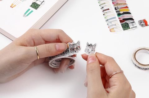 Fashionable Cat Costume Masking Tape Kit v.