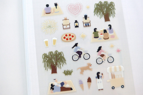 Planner Stickers [1193 midnight picnic]