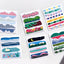 Underline Sticker Set | un cut lines stickers | 18sheets