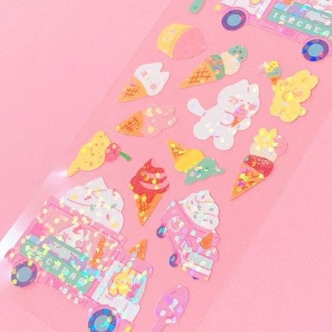 Twinkle Deco Sticker [Ice cream Truck]