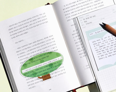 Sentence Collection Transparent Bookmark Set [3types]
