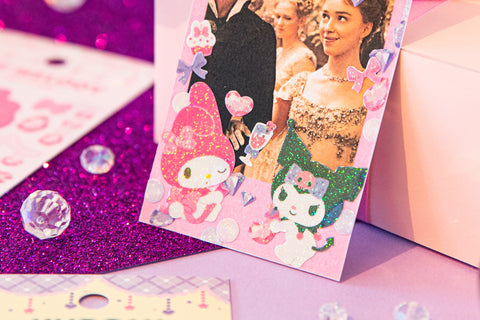 Sanrio Party Seal Sticker [7types] | Kuromi | Hello Kitty | Pompompurin | Kerokerokeroppi