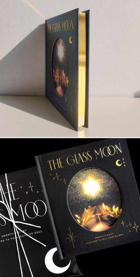 Glass Moon Diary [White] | Monthly & Daily Planner