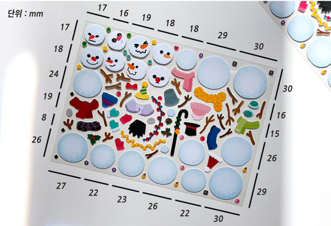 Snowman Seal Sticker | Deco Sticker