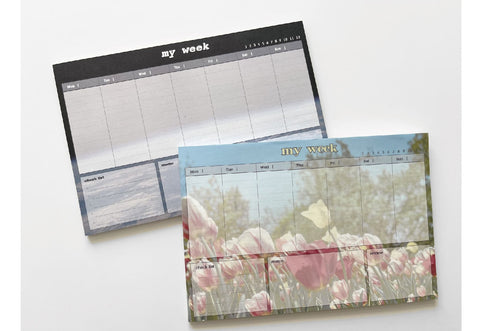 My Week Memo Pad [2types] | Weekly Notepad