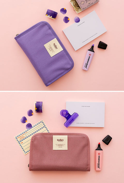 Canvas Multi Storage Pencil Pouch [3colors] | Mini Pouch