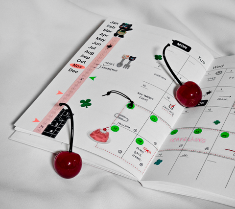 GLEN Monthly Kiss Cut Tape | Day Check Sticker