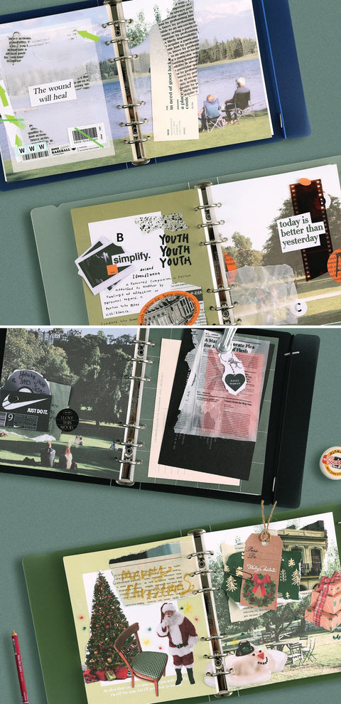 A6 WIDE Photo Mix Diary Refill [4types]