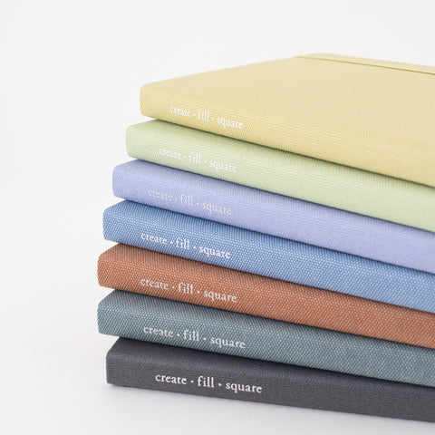 Making Memory Small Wide Square Notebook v.3 [7colors] | Grid Notebook