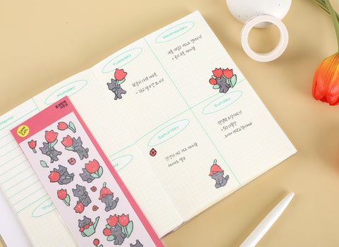 Planner Sticker [With Flowers]