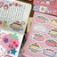 YOON GOO Strawberry Stickers [4types] | Planner Deco Sticker