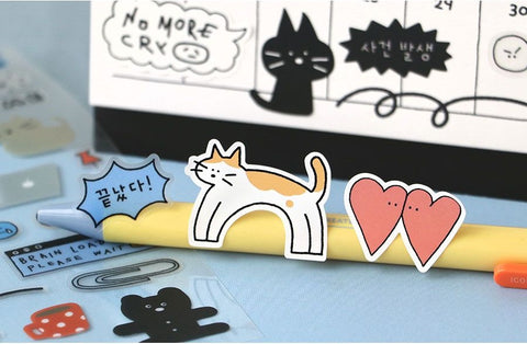 Doodle Daily Deco Sticker Pack [2types] | 6sheets