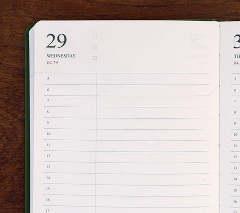 2026 Official Daily Diary Time Planner B6 [6colors] | Daily Diary 2026