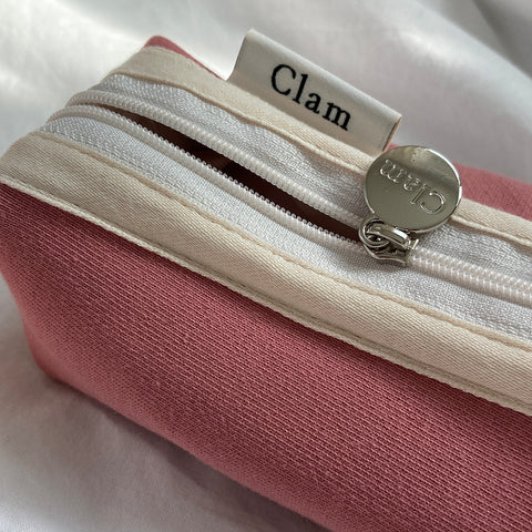 Clam Round Pencil Case [Love Pink] | Pen Pouch