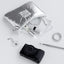 momossi Marshmallow Flat Pouch [Silver]
