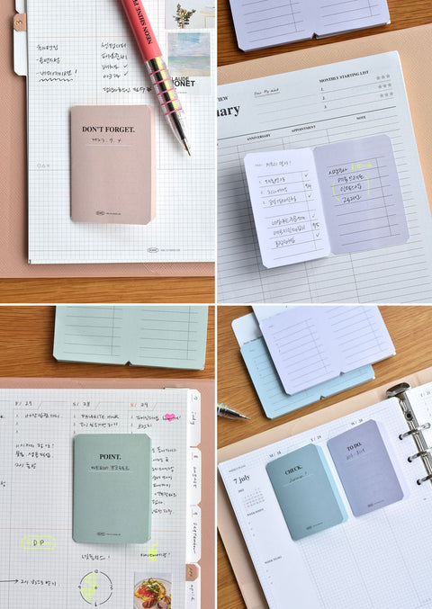 Thumbnail Sticky Memo Book [12types] | Foldable Sticky Notes