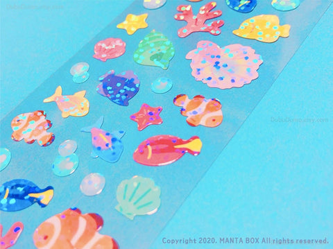 Twinkle Deco Sticker [Tropical Fish]
