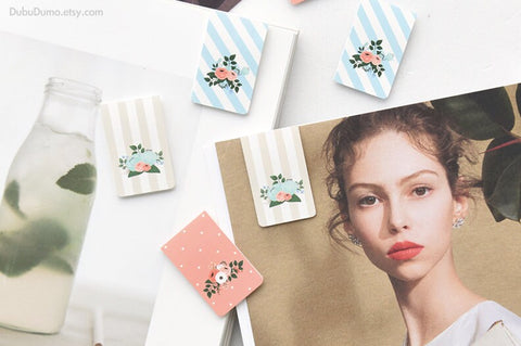 Magnetic Bookmarks 3P _ Bouquet ver.2