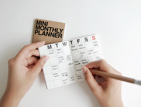 Kraft Monthly Planner [mini, small, medium, large]