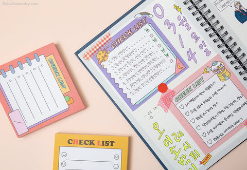 Ardium Checklist Memo Pad [3types] | To Do List